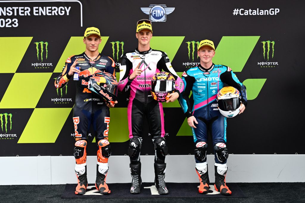 moto3 grid lineup frontrow