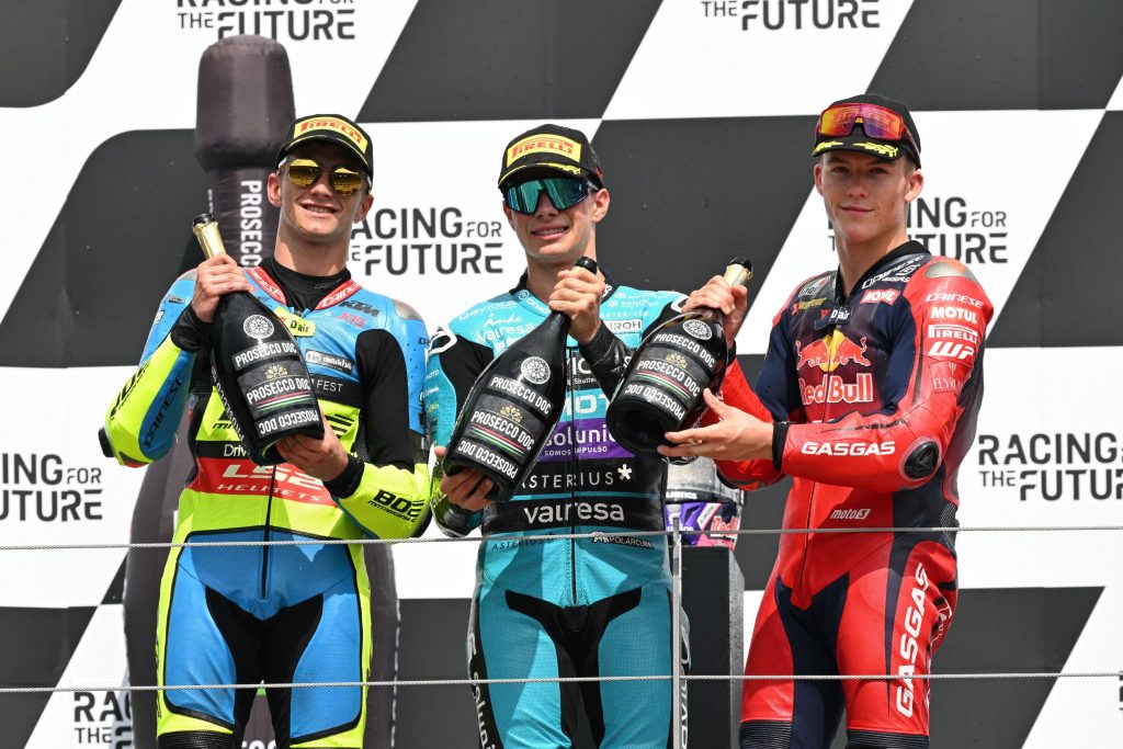 Moto3 podium