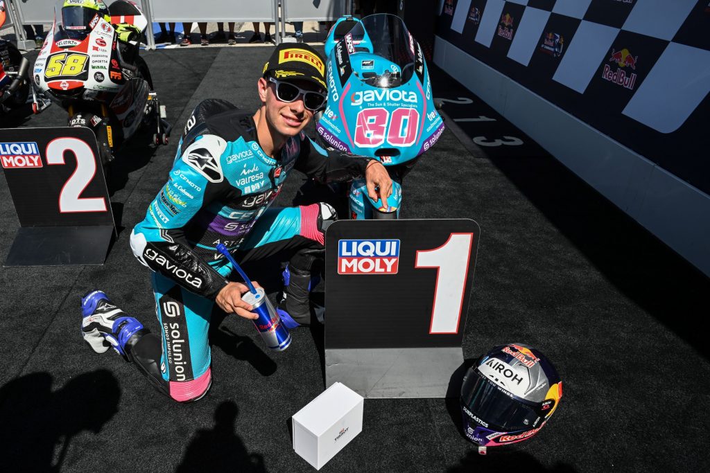David Alonso pole moto3