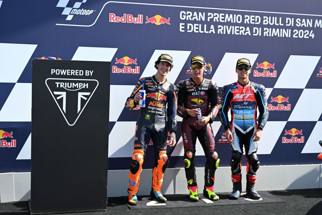 Moto2 Front Row