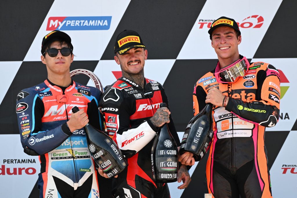 moto 2 podium