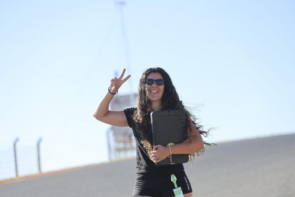Pakita Ruiz, track walk