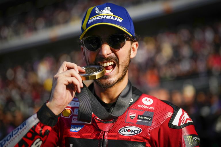 Francesco Bagnaia sprint medal