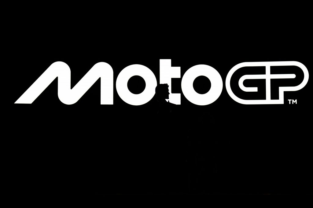 motogp logo with silloheute
