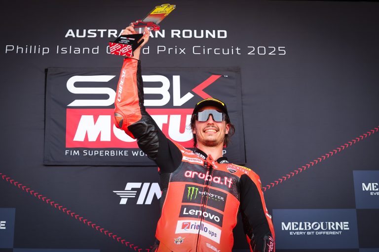 Nicolo Bulega podium