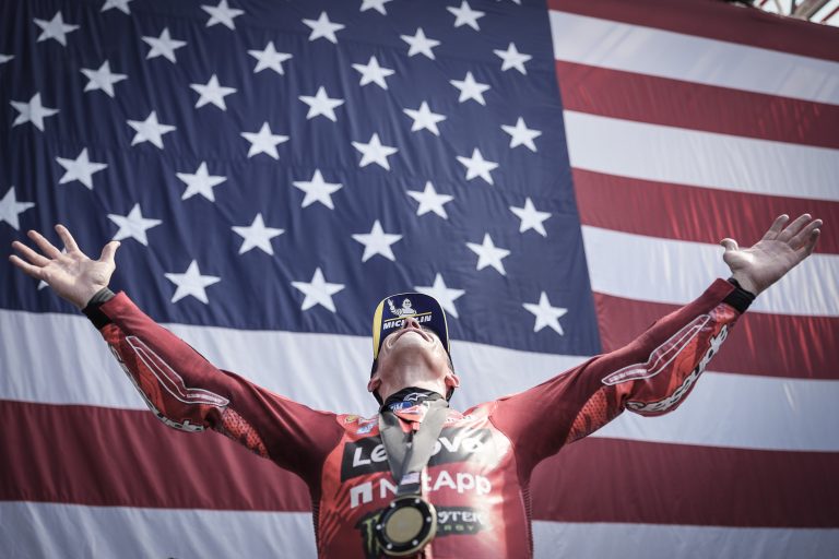 Marc Marquez amercican flag