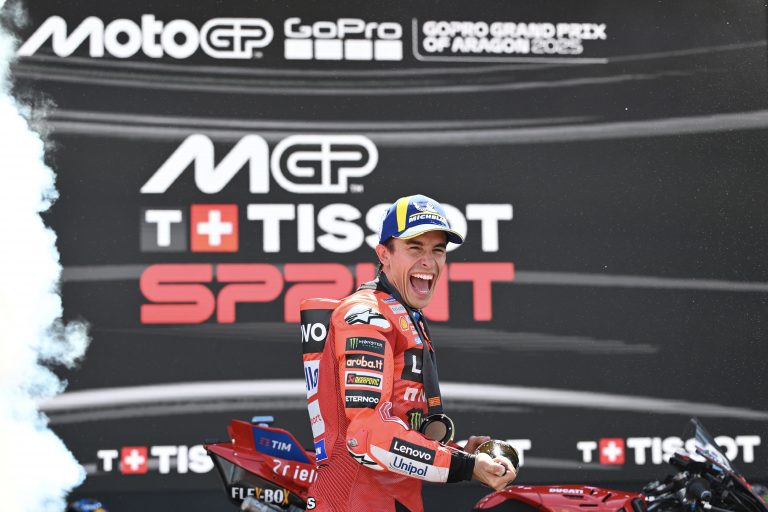 MM podium on his own