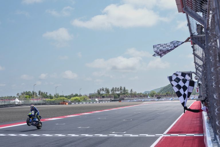 Diogo Moreira over the line